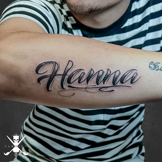 Gambito.Art. Tattoo lettering 2