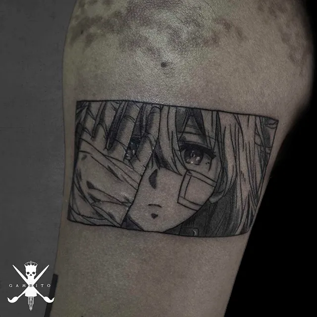 Gambito.Art. Tattoo anime tattoo 6