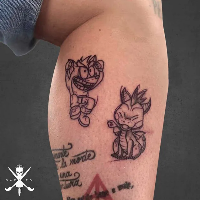 Gambito.Art. Tattoo anime tattoo 12