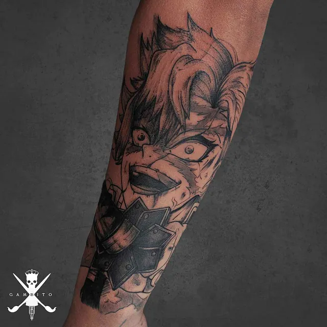 Gambito.Art. Tattoo anime tattoo 3