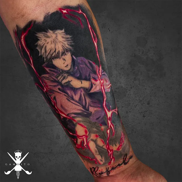 Gambito.Art. Tattoo anime tattoo 13